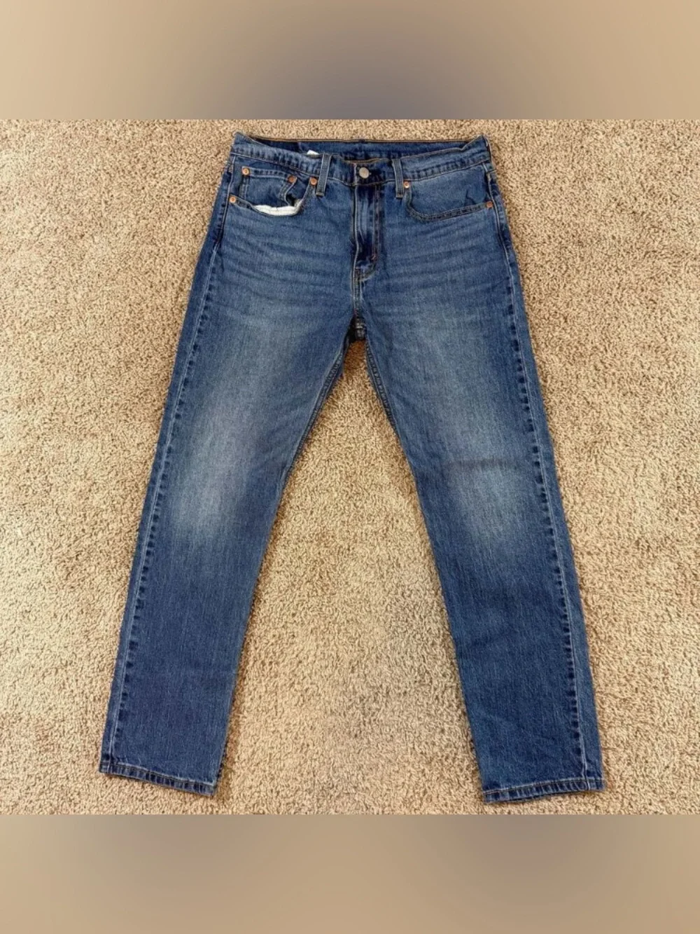 GAP Men's Straight-Leg Indigo Jeans